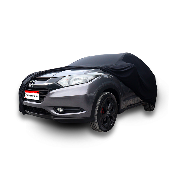 Capa Protetora para Cobrir Carro Honda HRV Tecido Cor Preta Sob Medida Anti-Poeira Anti-Riscos Anti-Mofo Capas LP