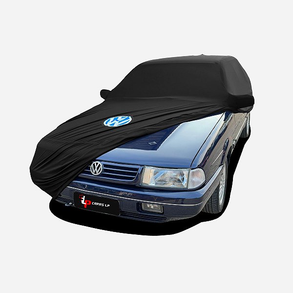 Capa Protetora para Cobrir Carro Santana Tecido Cor Preta Sob Medida Anti-Poeira Anti-Riscos Anti-Mofo Capas LP