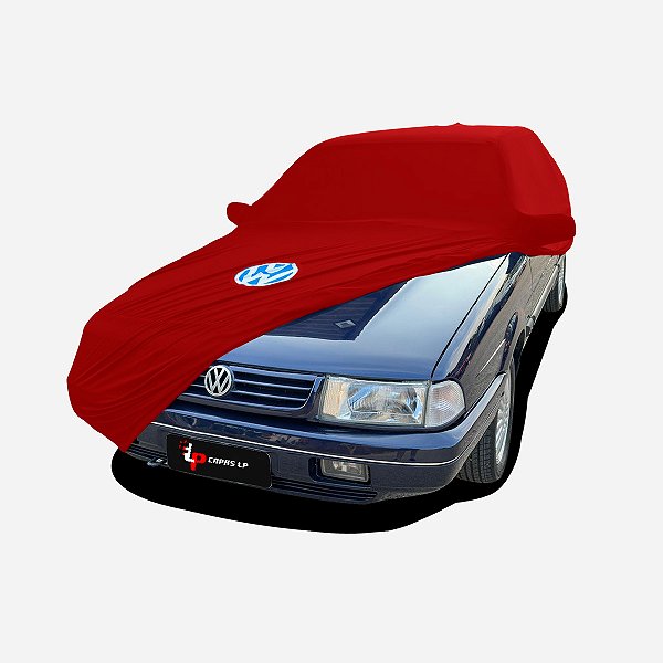 Capa Protetora para Cobrir Carro Santana Tecido Cor Vermelha Sob Medida Anti-Poeira Anti-Riscos Anti-Mofo Capas LP