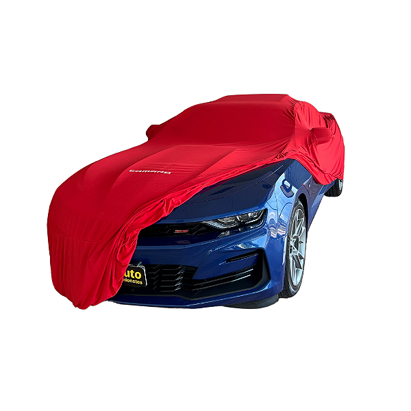 Capa de Tecido para Camaro 2010 a 2025 Todos os Modelos Cor Vermelha Lycra Helanca Capas LP
