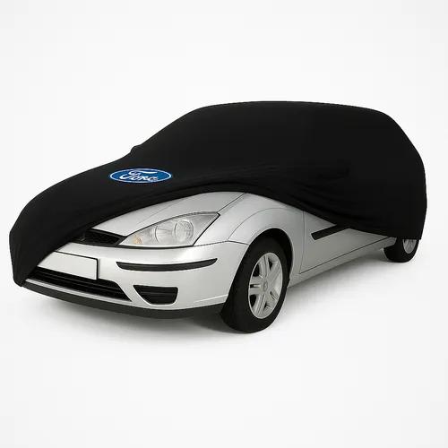 Capa de Tecido para Ford Focus Todos os Modelos Cor Preta Lycra Helanca Capas LP