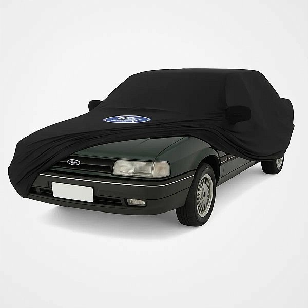 Capa Protetora para Cobrir Carro Antigo Ford Versailles Tecido Cor Preta Sob Medida Anti-Poeira Anti-Riscos Anti-Mofo GM Capas LP
