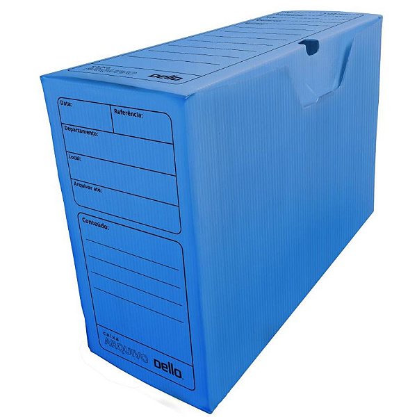 Arquivo Morto 36x25x13,5 Azul Dello