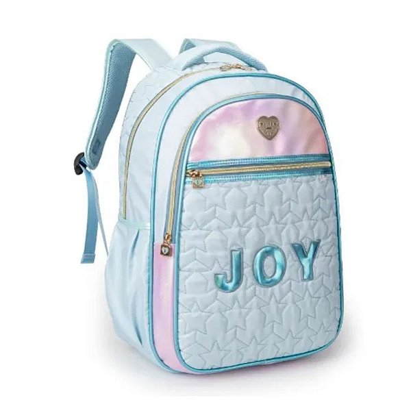 Mochila De Costas Kika Joy Azul Claro - Fenix -Nova Rio