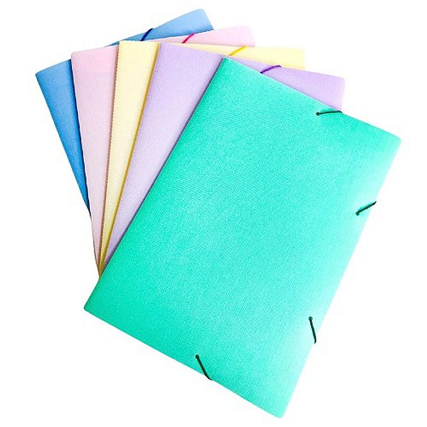 Pasta Aba Elástico Plástica Oficio Linho Serena - Dello