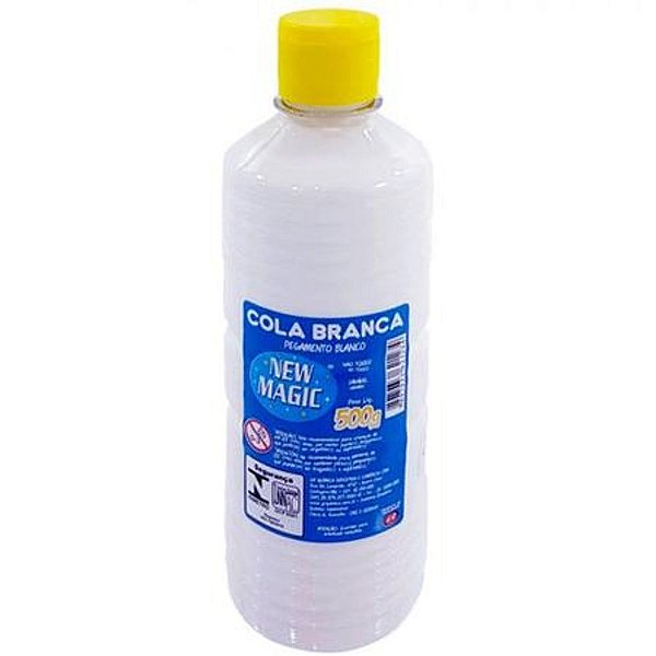Cola Branca Escolar Líquida New Magic 500 gr