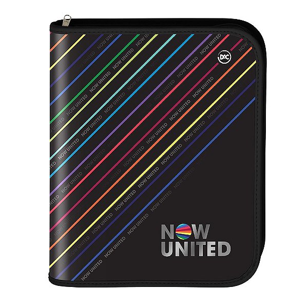 Fichário Com Zíper Now United - Dac