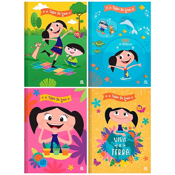 Caderno  Capa Dura 80 fls O show da Luna - Animativa