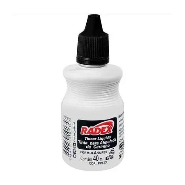 Tinta para Carimbo 40 ml Preto