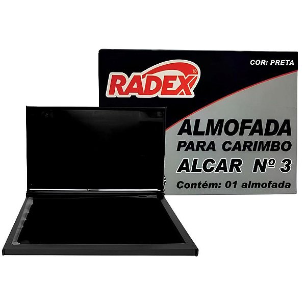 Almofada para Carimbo N3 Preto