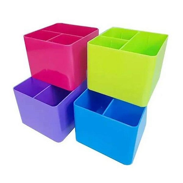 Porta Objetos c 3 Divisorias Full Color