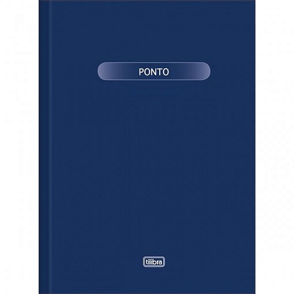 Livro de Ponto Capa Dura Pequeno - 2 Assinaturas 160fls Tilibra