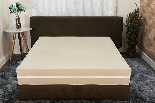 Capa Colchão Napa Hospitalar Impermeável Com Zíper Casal Box 1,88x1,38x0,30m