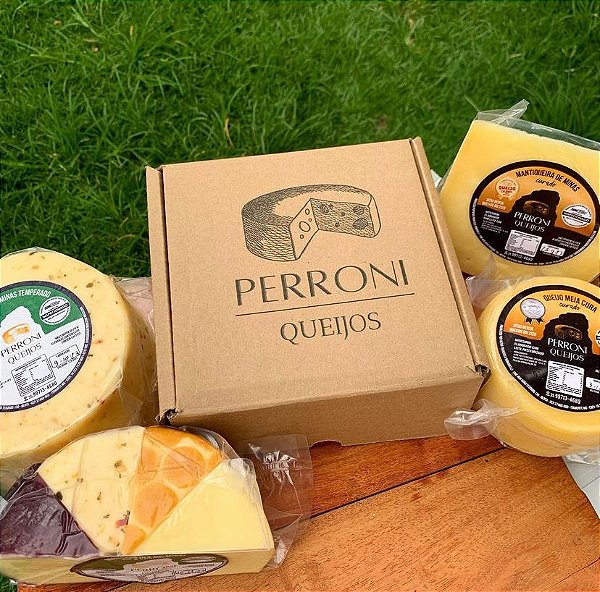 Caixinha de papelão para queijos - Perroni Queijos