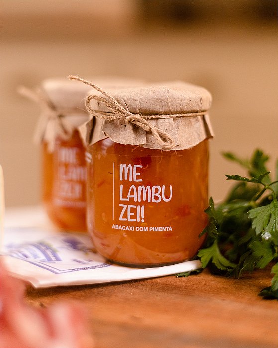 Geléia Artesanal - ME LAMBUZEI - Abacaxi com Pimenta - 240g