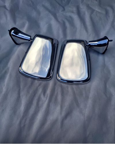 Retrovisor Vw Passat 1974 A 1978 Alumínio Cromado Par