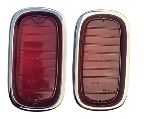 Moldura Lanterna Traseira C10 C14 C15 Alumínio Cromado Par