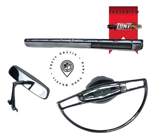 KIT Interno Chevrolet GM 1964 até 1984 - C10/C14/C15/D10/A10/Veraneio