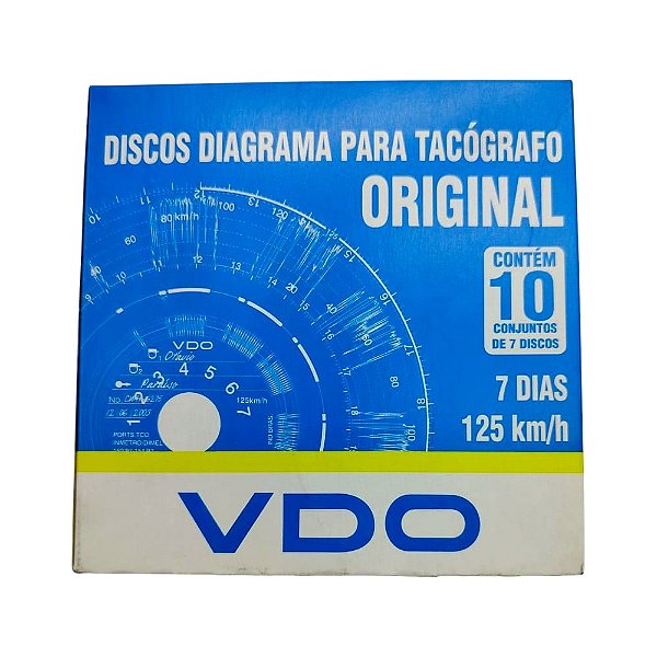 Disco de Tacógrafo Semanal 125km