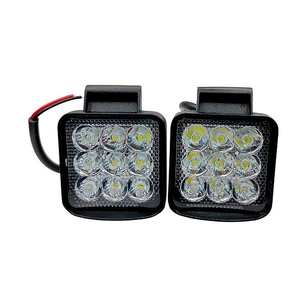 Farol de Neblina Quadrado Menor (Par)