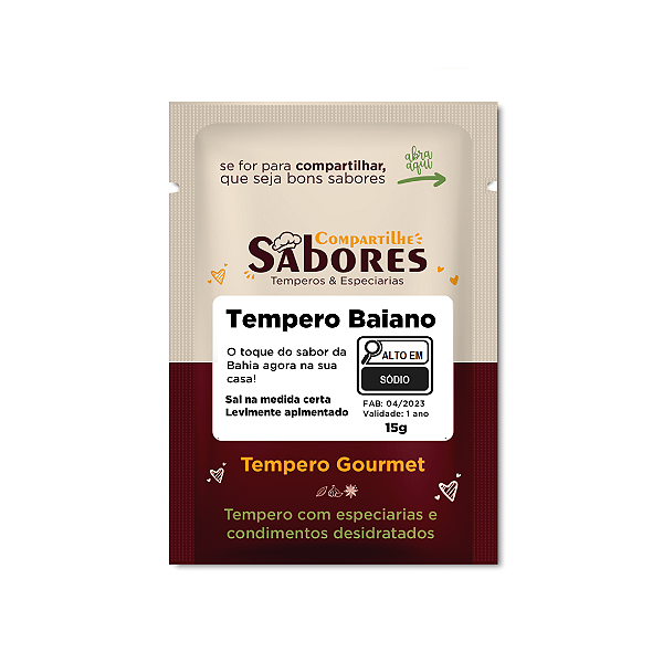 Tempero Baiano - Sem Glutamato