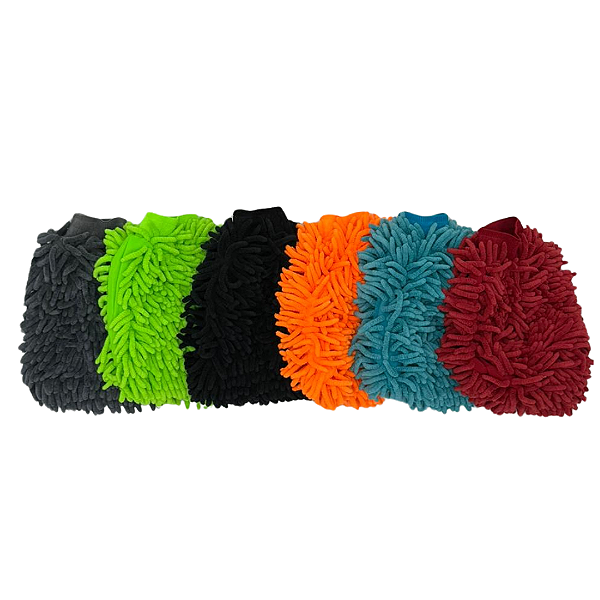 Luva Chenille de Microfibra Tamanho Grande 19x24