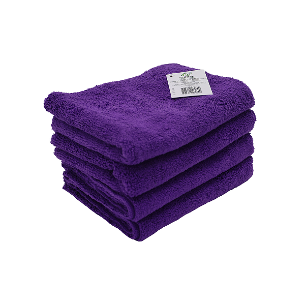 Pano Multiuso Automotivo de Microfibra Roxo - Premium - 40x60 - 350 GSM
