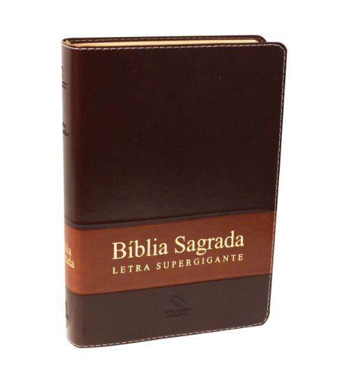 Bíblia Sagrada Letra Supergigante - NAA Marrom
