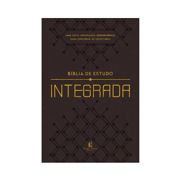 BIBLIA DE ESTUDO INTEGRADA MARROM CAPA LUXO