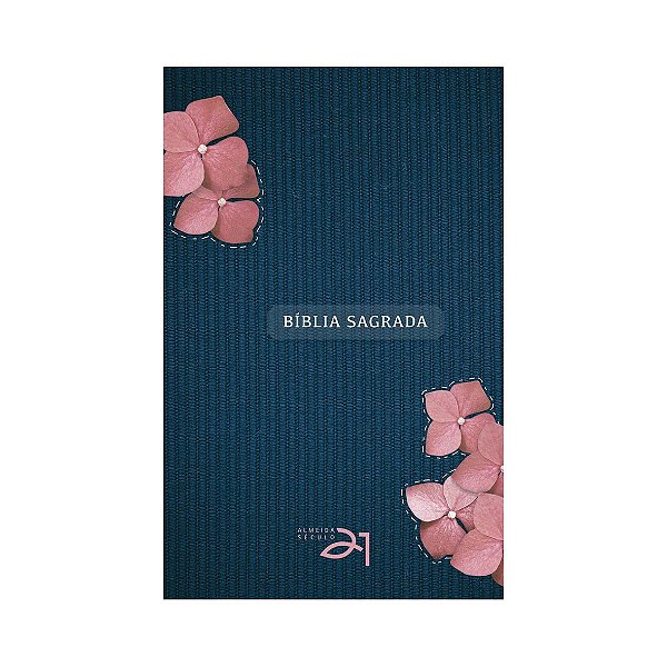 Biblia A21 capa dura - Feminina com flores