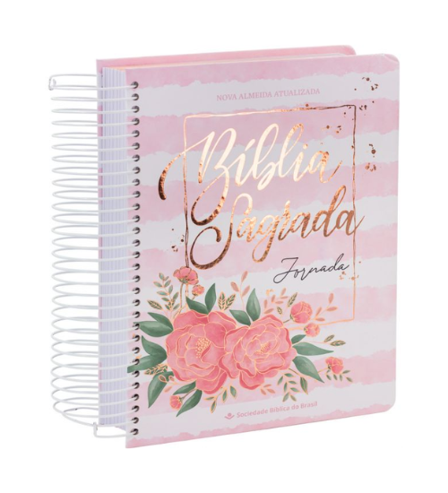 Biblia Anote NAA -  Jornada Rosa