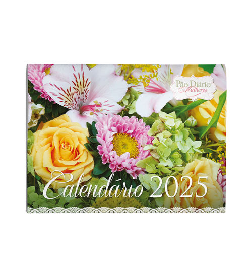 Calendário de Parede 2025 - Flores