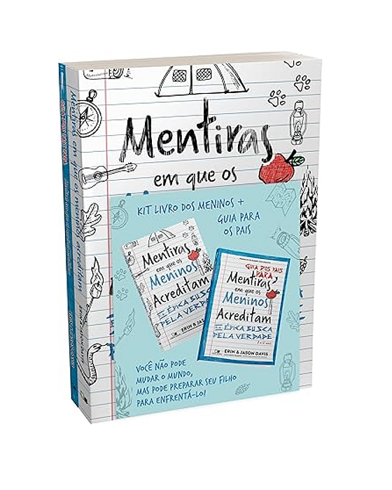 Kit Mentiras em que os meninos acreditam + Guia dos pais
