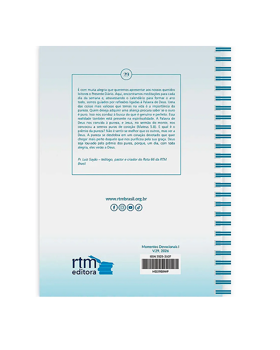 Agenda Presente Diário - Vol 29