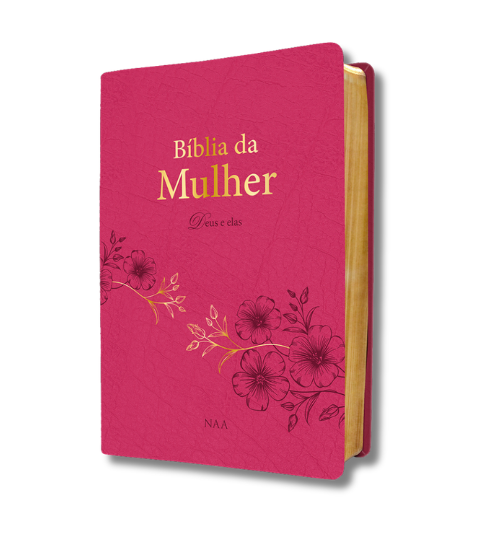 BIBLIA DA MULHER DEUS E ELAS - ROSA