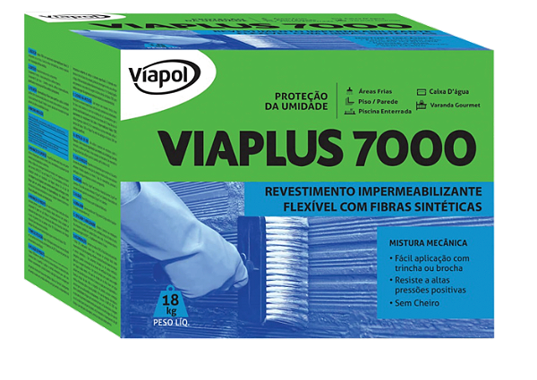 Viaplus 7.000 Fibras 18 Kg - VIAPOL