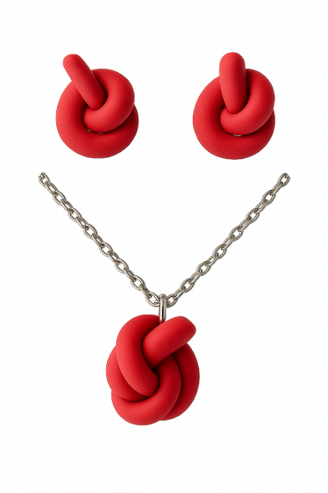 Conjunto Brinco e Colar Autoamor