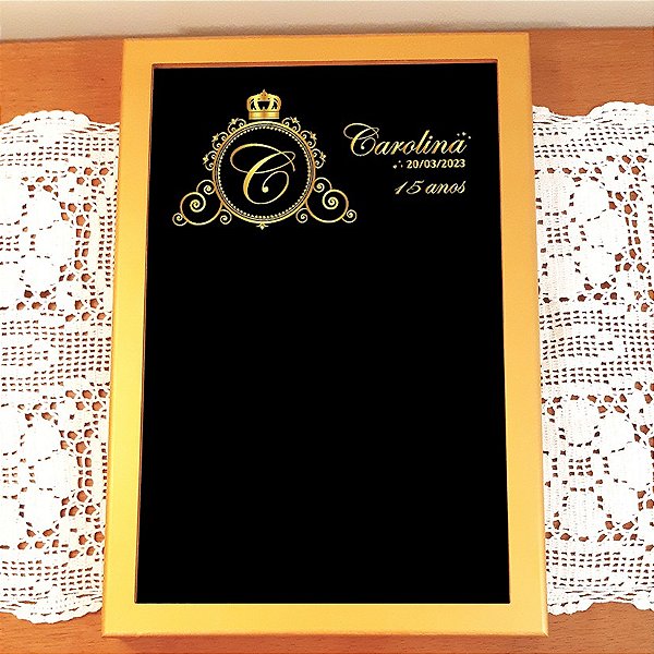 Quadro de assinaturas - tema realeza