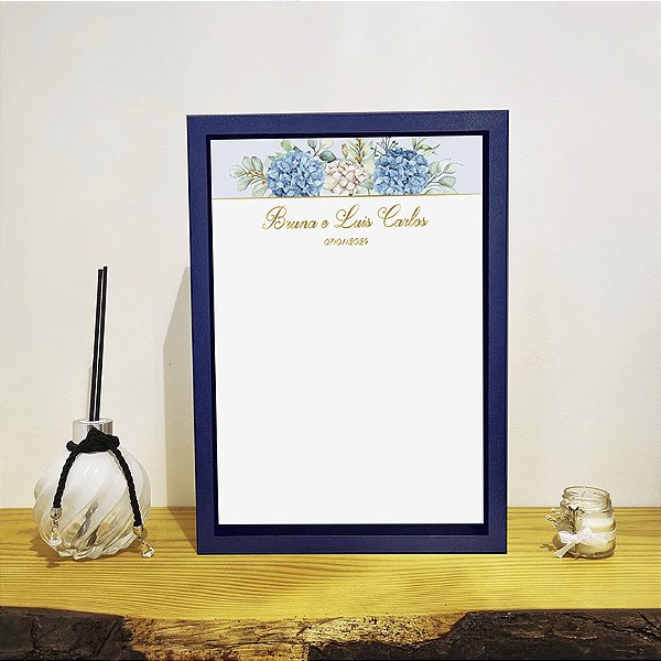 Quadro de Assinaturas para casamento - hortência