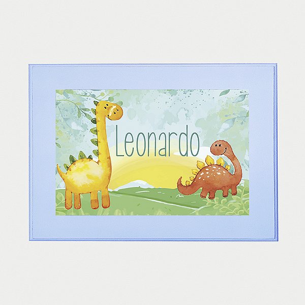 Quadro Infantil personalizado - tema dinossauro