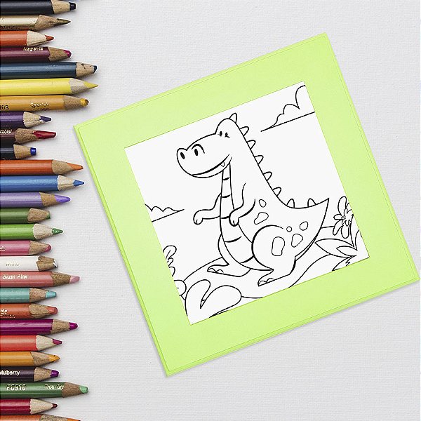 Quadro Pequeno Pintor (com desenho para pintar) - personalizado
