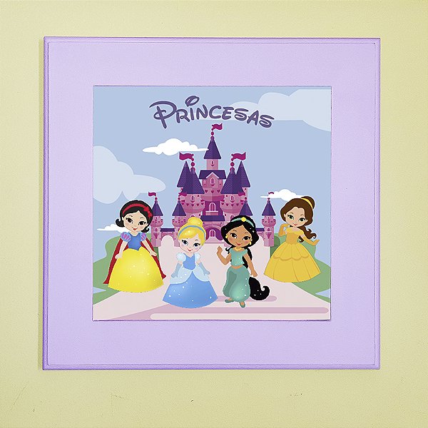 Quadro Infantil tema Princesas