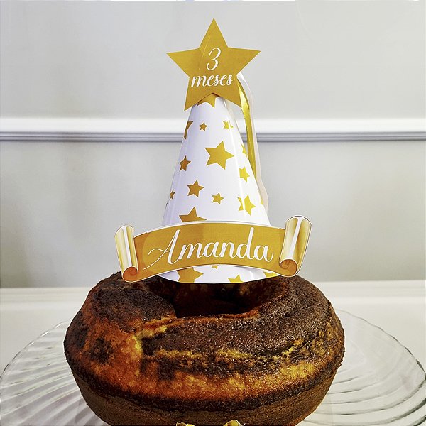 Kit para festa tema Fada Madrinha (topo de bolo e de docinhos)