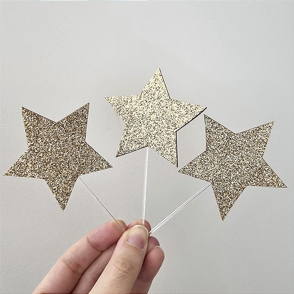 Topo para Docinhos - Brilha Estrelinha (6 Unidades)