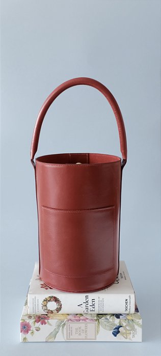 Bolsa bucket vermelha