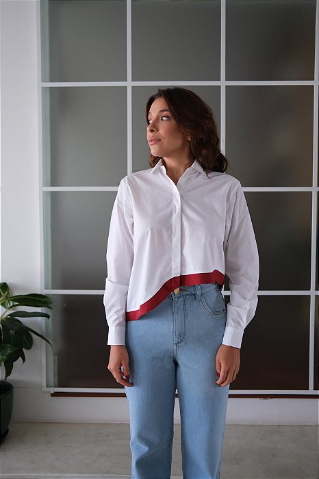 Camisa assimétrica