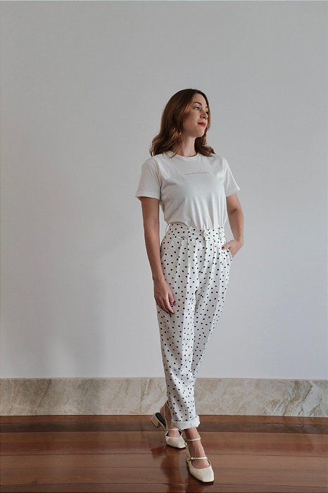 Calça tradicional stracciatella