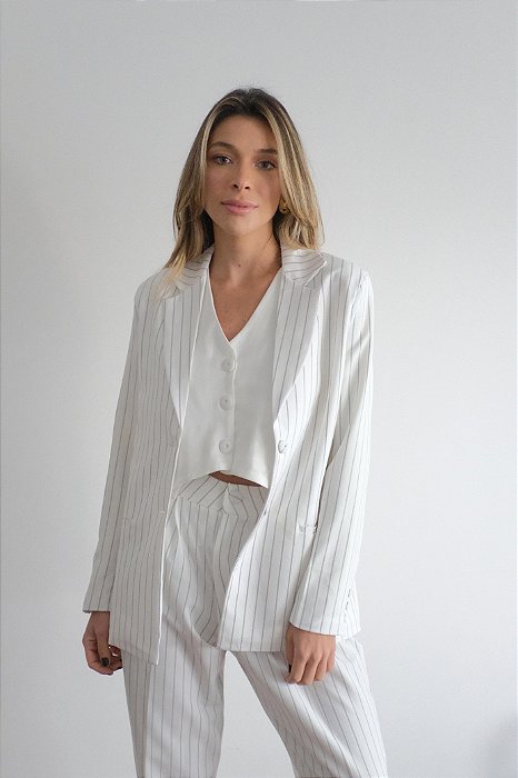 Blazer risca de giz