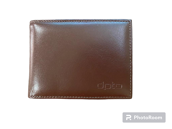 CARTEIRA MASC DPT JEANS MARROM REF 6355