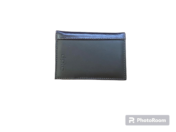 PORTA CARTAO MASC DPTO JEANS MARROM ESCURO REF 6370